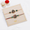 Buy Peacock Meenakari Rakhi - Set of 2