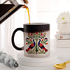 Buy Peacock Personalized Black Magic Mug