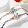 Gift Peacock Rakhi with Lindor Chocolate Gift Set