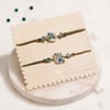 Shop Peacock Silver-Plated Designer Rakhi Set of 5