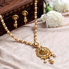 Pearl And Gold Finish Necklace Set Online