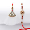 Gift Pearl And Kundan Bhaiya Bhabhi Rakhi