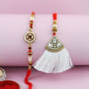 Gift Pearl And Kundan Bhaiya Bhabhi Rakhi