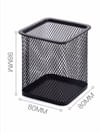 Buy Pen Stand - Metal - Square - Black - Single Piece