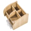 Buy Pen Stand With Organizer - Wood - Single Piece