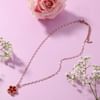 Buy Pendant Set - Flower - Red Ruby