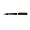 Gift Pennline Hercules Ballpoint Pen Gloss Black With Rose Gold Trims