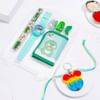 Perfect Stationery Rakhi Gift Set For Little Siblings-Green