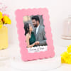 Buy Personalised Couple Scallop Photo Frame