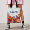Gift Personalised Eden Floral Tote Bag