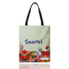 Buy Personalised Eden Floral Tote Bag