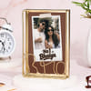 Personalised No 1 Bhaiya Gold Metal Frame