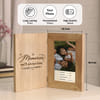 Gift Personalize Memories Wooden Photo Frame For Rakhi