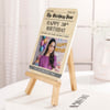 Gift Personalized 30th Birthday Photo Frame | Same Day Delivery | Newspaper Style Keepsake Plaque with Wo