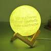 Shop Personalized 3D Moon Lamp With Stand (13 cm)
