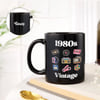 Personalized 80s Vintage Vibes Mug