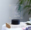 Gift Personalized Affirmation LED Lamp For Women's Day