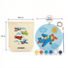 Gift Personalized Airplane DIY Wall Art Painting Board Kit For Kids