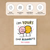 Gift Personalized Anniversary Fridge Magnet