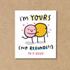 Personalized Anniversary Fridge Magnet