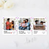 Gift Personalized Anniversary Fridge Magnet Trio