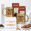 Personalized Awesome Brother And Sister Gold Raksha Bandhan Hamper Online