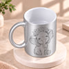 Buy Personalized Baby Elephant Silver Mug