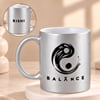 Personalized Balance Silver Mug