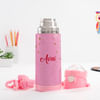 Buy Personalized Ballerina Bag And Bottle Set - Pink