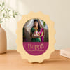 Personalized Bappa Moment Yellow Scallop Photo Frame