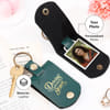 Gift Personalized Bappa's Grace Leather Photo Keychain