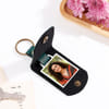 Buy Personalized Bappa's Grace Leather Photo Keychain