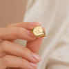 Buy Personalized Bar Signet Mother's Day Ring