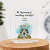 Shop Personalized Beautiful Beginnings Acrylic Desk Stand