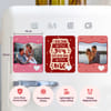 Gift Personalized Belonging To Us Fridge Magnet Trio For Valentine's Day