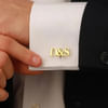 Buy Personalized Bespoke Gold Initials Cufflinks