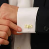Shop Personalized Bespoke Gold Initials Cufflinks