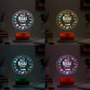 Shop Personalized Best Bhai Ever Brown Base LED Lamp