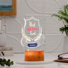 Gift Personalized Best Boss Ever LED Lamp - Brown Base