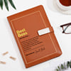 Buy Personalized Best Boss Leather Diary with Pen