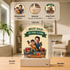 Gift Personalized Best Dad Caricature for Father's Day