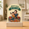 Personalized Best Dad Caricature for Father's Day