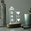 Gift Personalized Best Dad LED Lamp