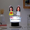Personalized Best Friends Forever LED Caricature Online