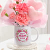 Buy Personalized Best Mom Ever Floral Mug Arrangement