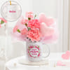 Personalized Best Mom Ever Floral Mug Arrangement Online