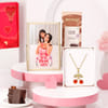 Personalized Best Mom Ever Frame with Pendant And Chocolate