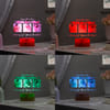 Buy Personalized Best Mummy Ji LED Lamp - Wooden Finish Base