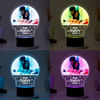 Shop Personalized Best Sister Ever Black Base LED Lamp