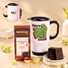 Personalized Bhai Dooj Mug and Treats Hamper